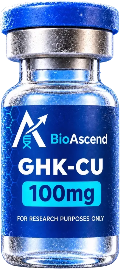 GHK-Cu research peptide vial