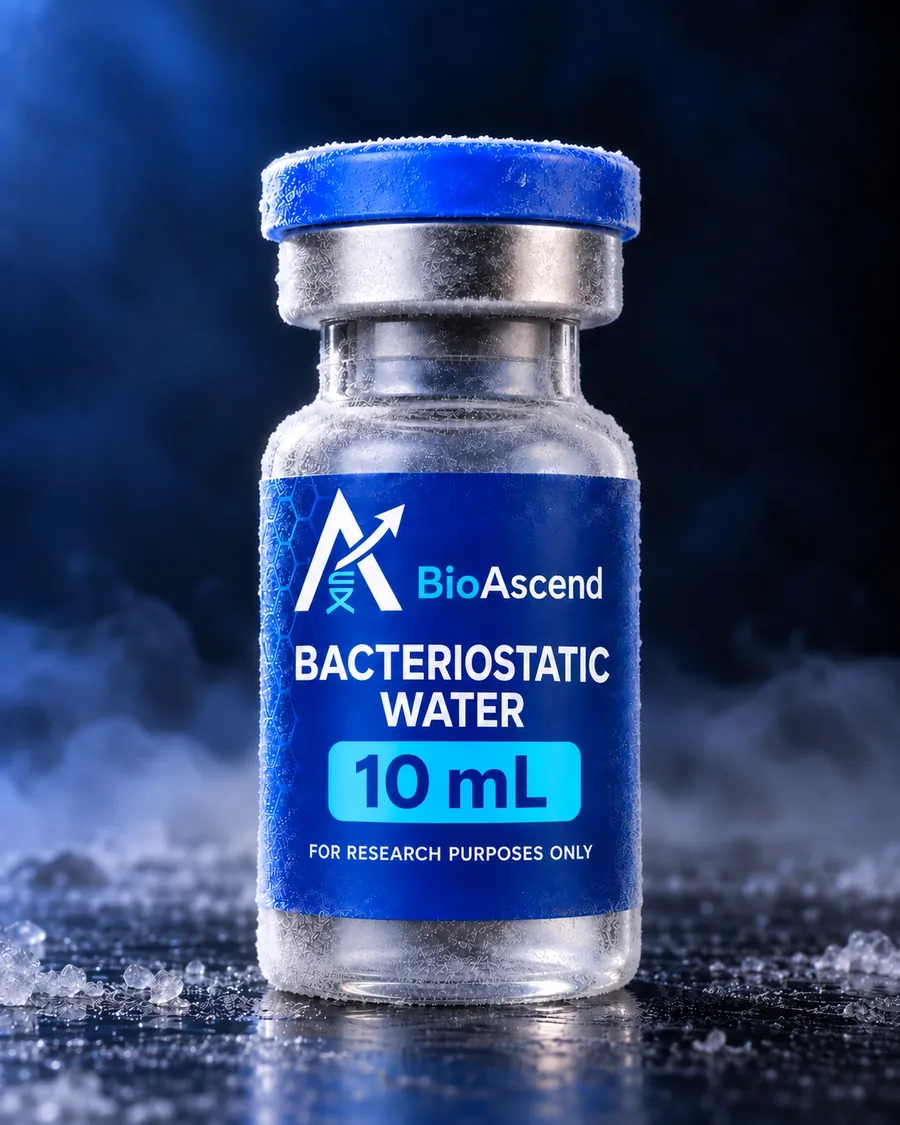 BioAscend bacteriostatic water 10mL vial